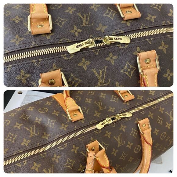 LOUIS VUITTON Monogram Keepall 55 Travel Bag 🧳 FL0081 - Picture 10 of 17
